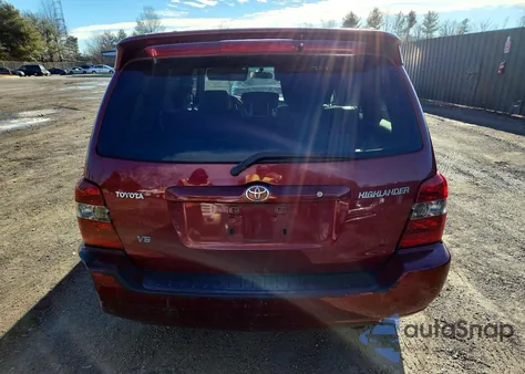 2007 Toyota Highlander Sport из США, поврежденный, VIN JTEDP21A870147771